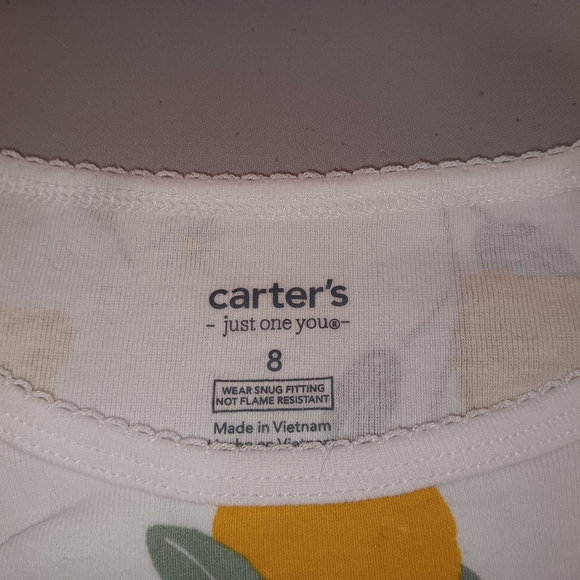 Girls size 8, Carter's pajama set - Picture 4 of 4